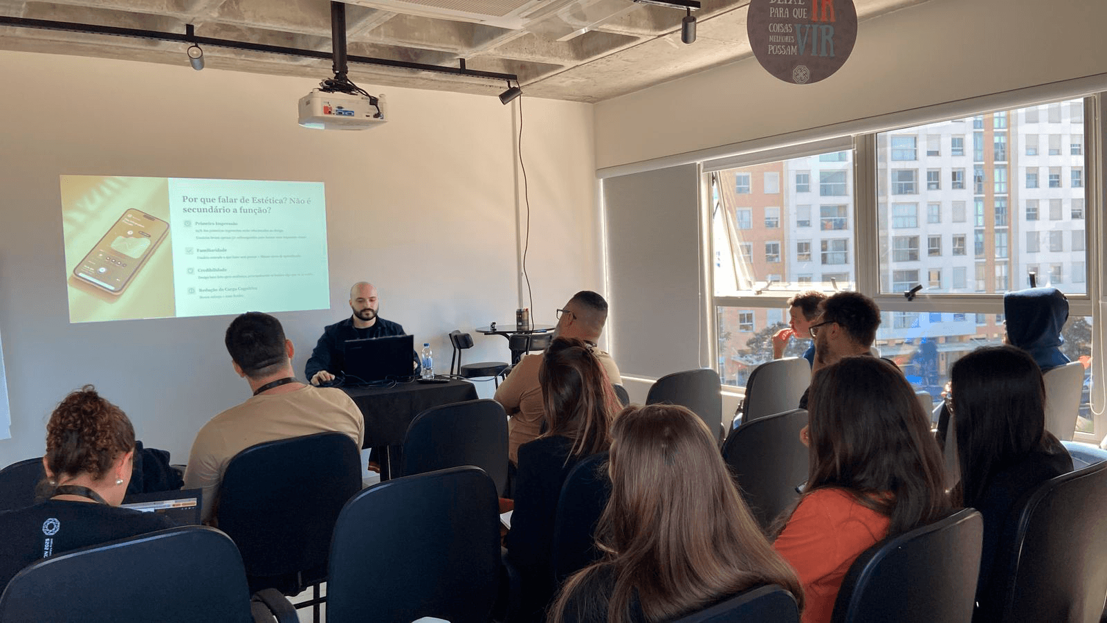 Apresentação do Pedro para a equipe sobre Design System